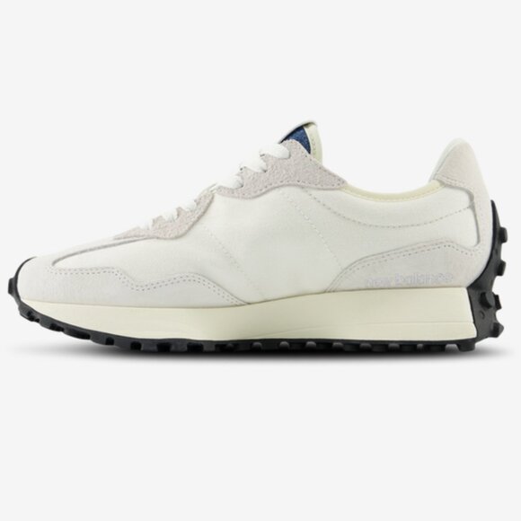 New Balance 327 Casual Womens Sneakers Shoes White Canvas Blue ~ various sizes ~ - Picture 5 of 14